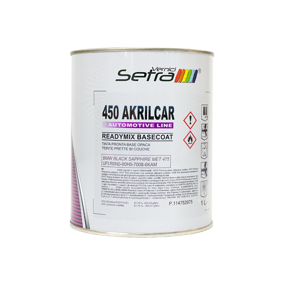 Vopsea Ready Mix BMW 475 Sapphire Black 1K 1L