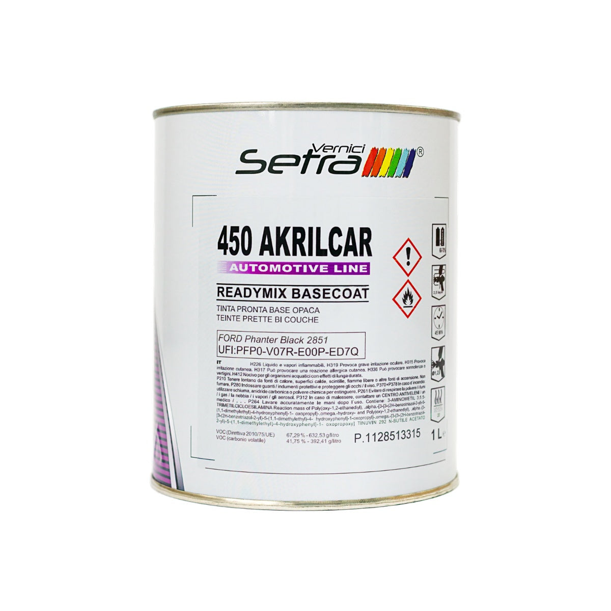Vopsea Ready Mix Ford 2851 Panther Black 1K 1L
