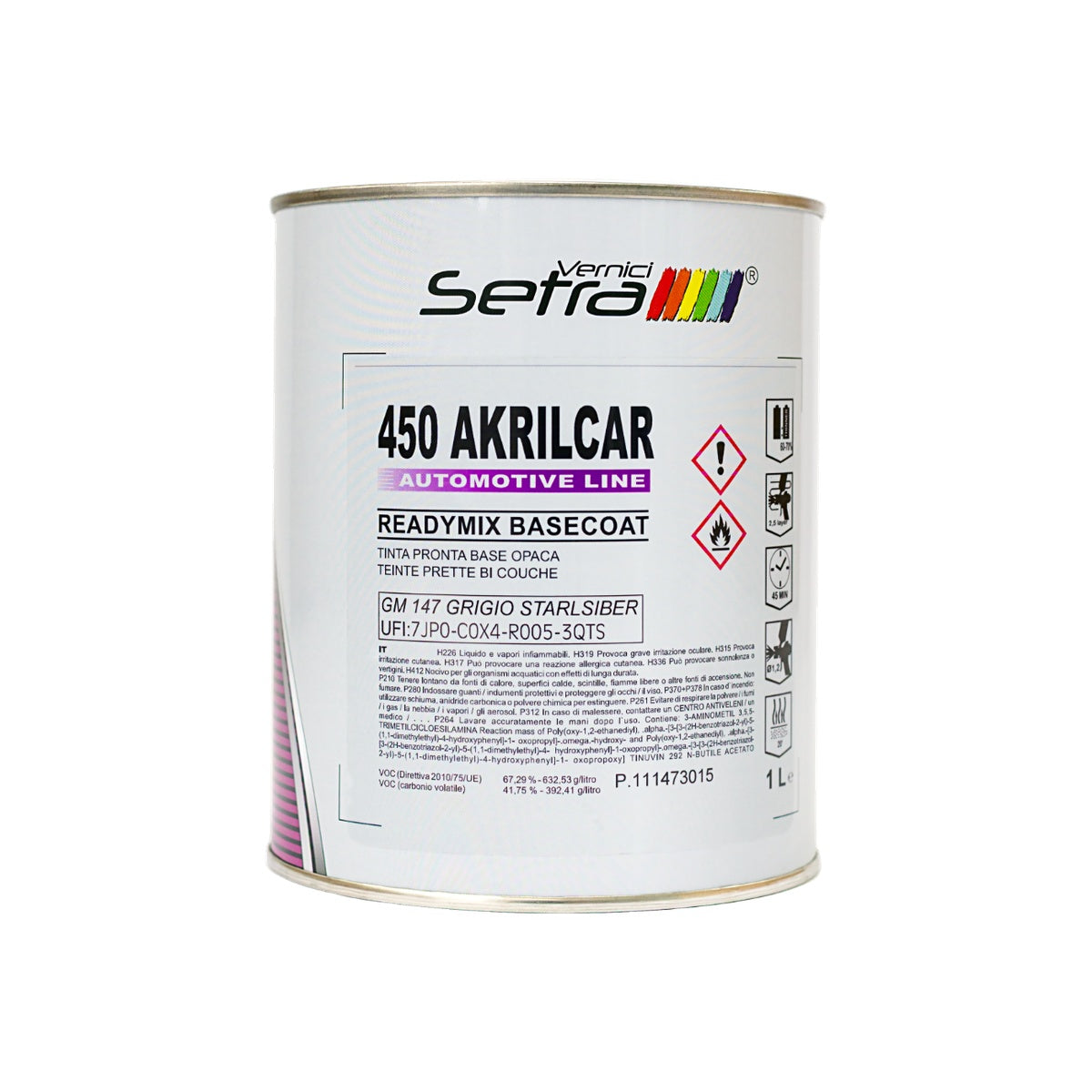 Vopsea Ready Mix Opel 147 Starsilber 1K 1L