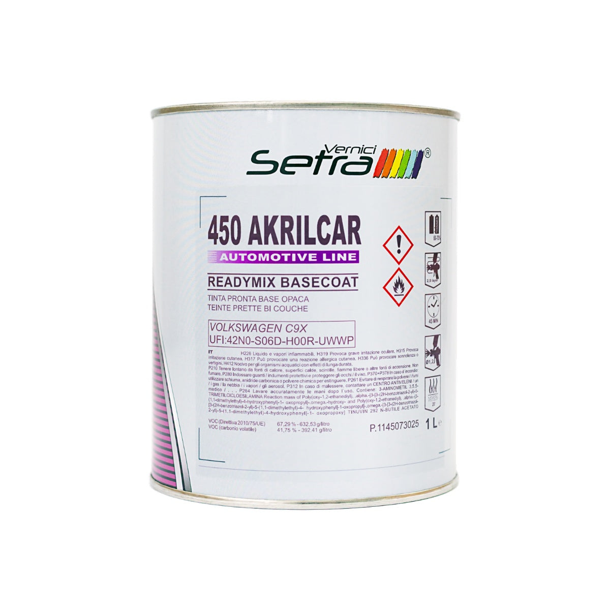 Vopsea Ready Mix VW Audi LC9X Deep Black 1K 1L