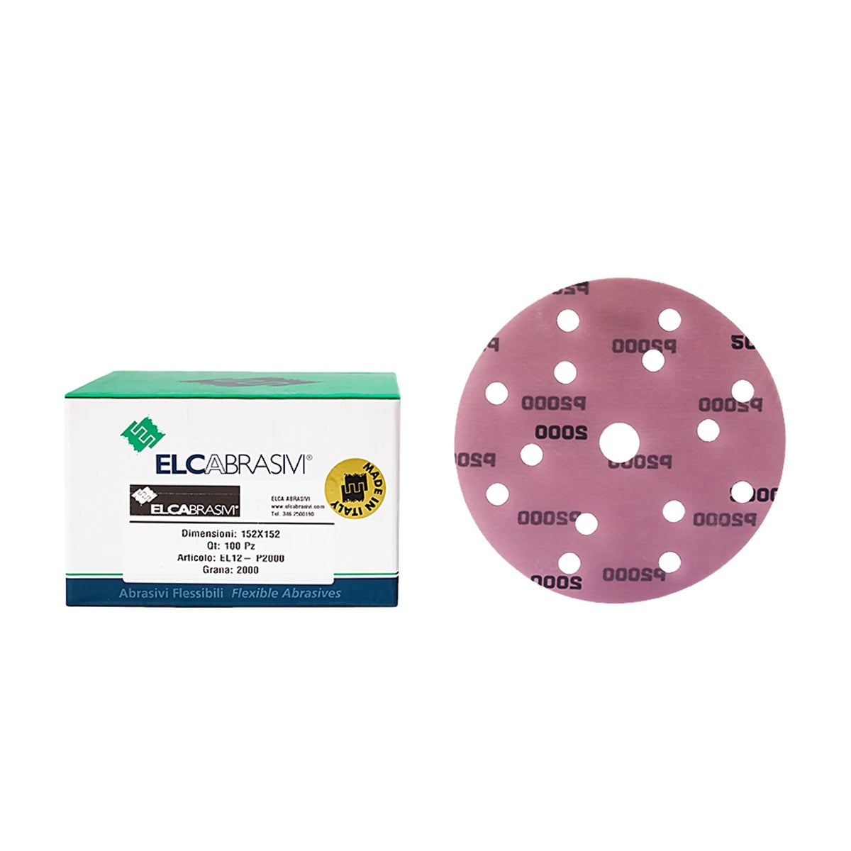 Disc Abraziv EL12 Mov 15H 150mm 100buc/cut P2000