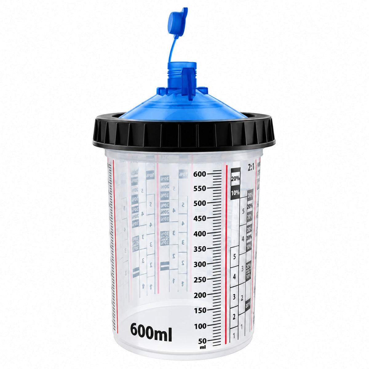 Pahar Amestec Vopsea tip PPS, 600ml, Filtru 125my