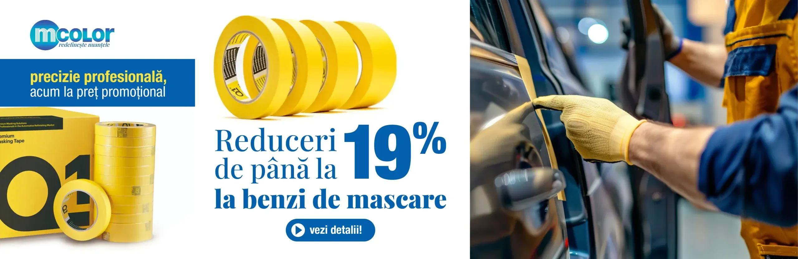 Reduceri de până la 19%, la benzi de mascare