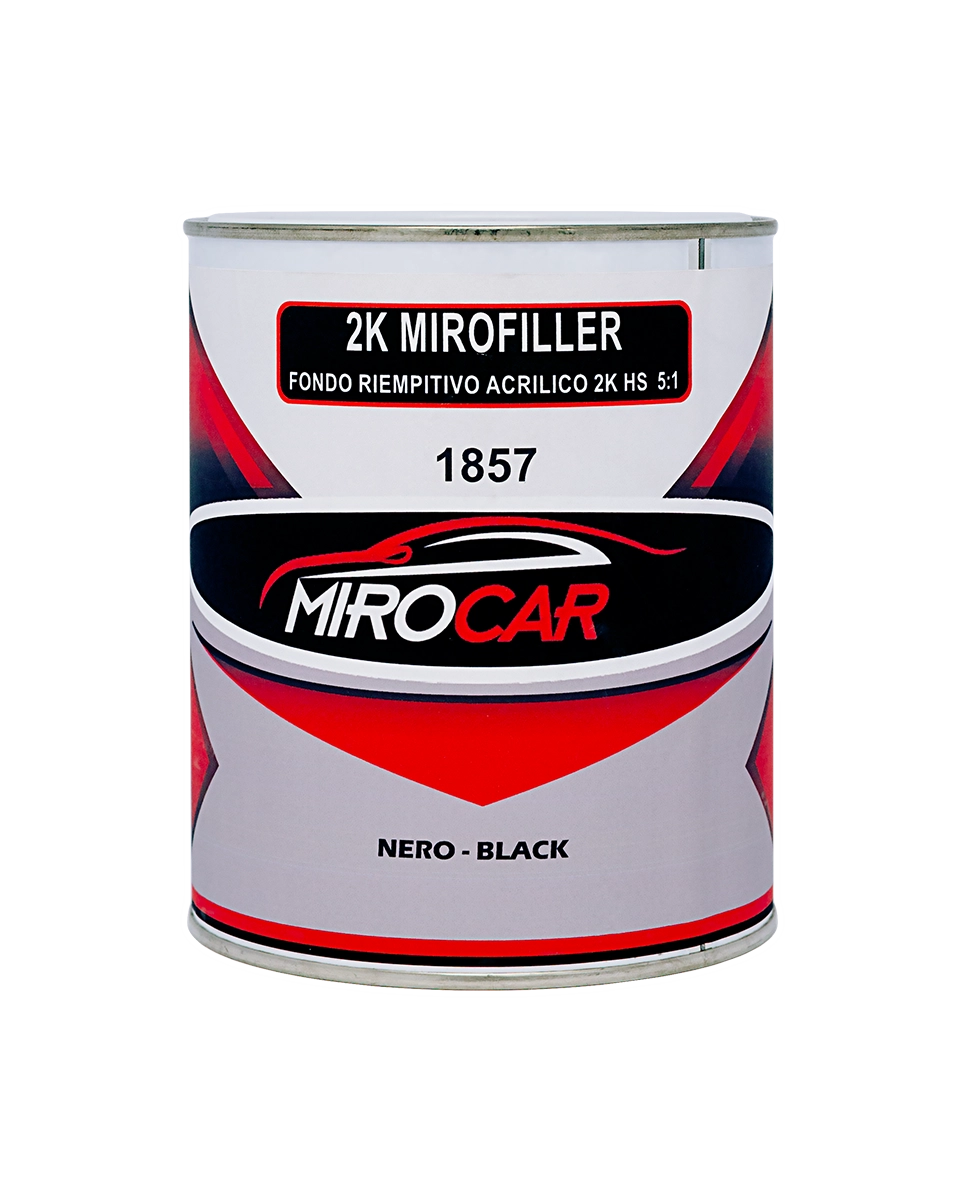 Grund Mirofiller High Solid negru 2K 1 L - Mirodur